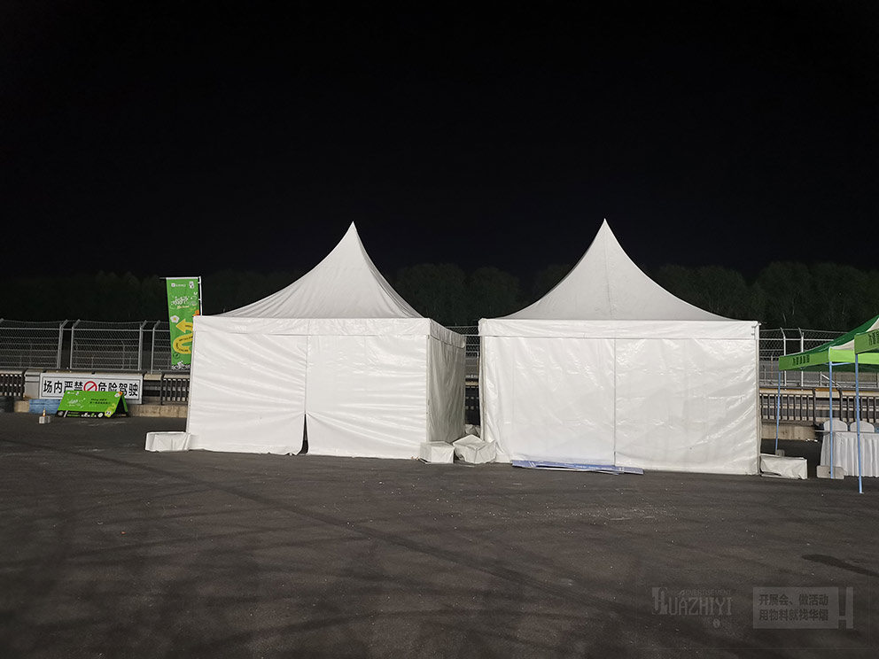 鄭州尖頂篷房出租廠家帶您走進騎行節現場