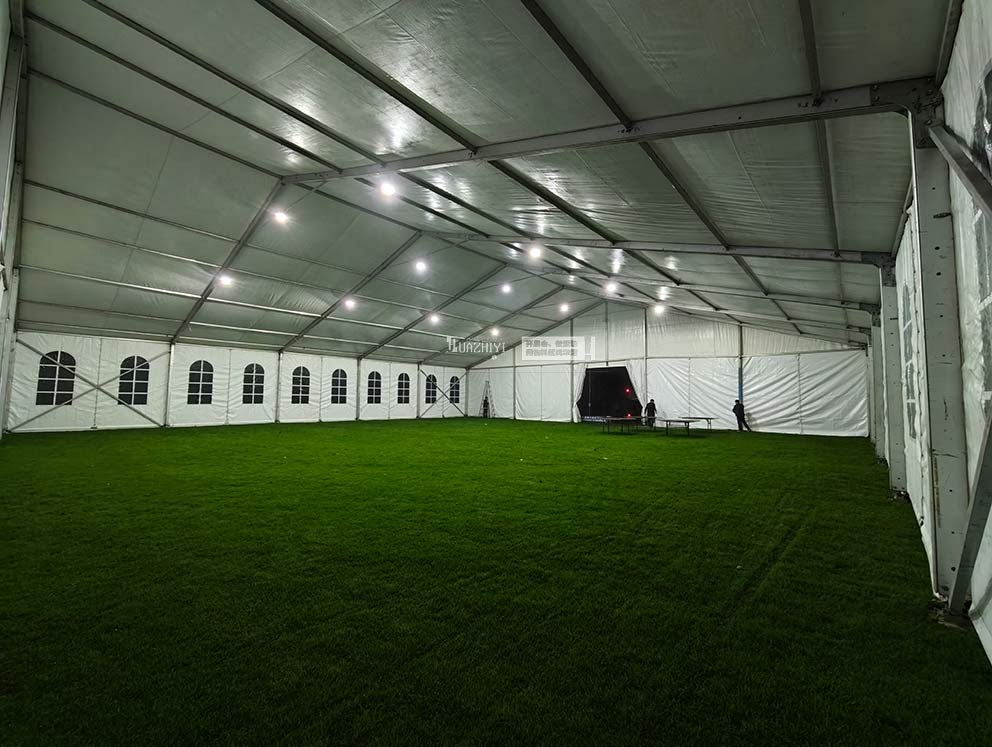 圣安德魯斯高爾夫球場篷房，許昌篷房租賃進行搭建
