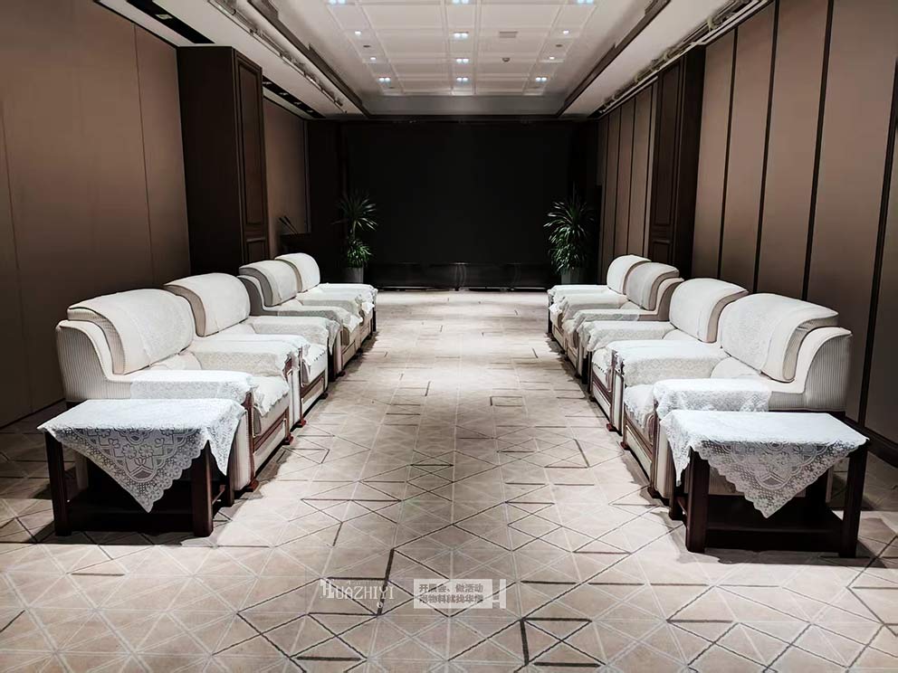農商銀行簽約儀式，洛陽桌椅沙發出租助力場地布置